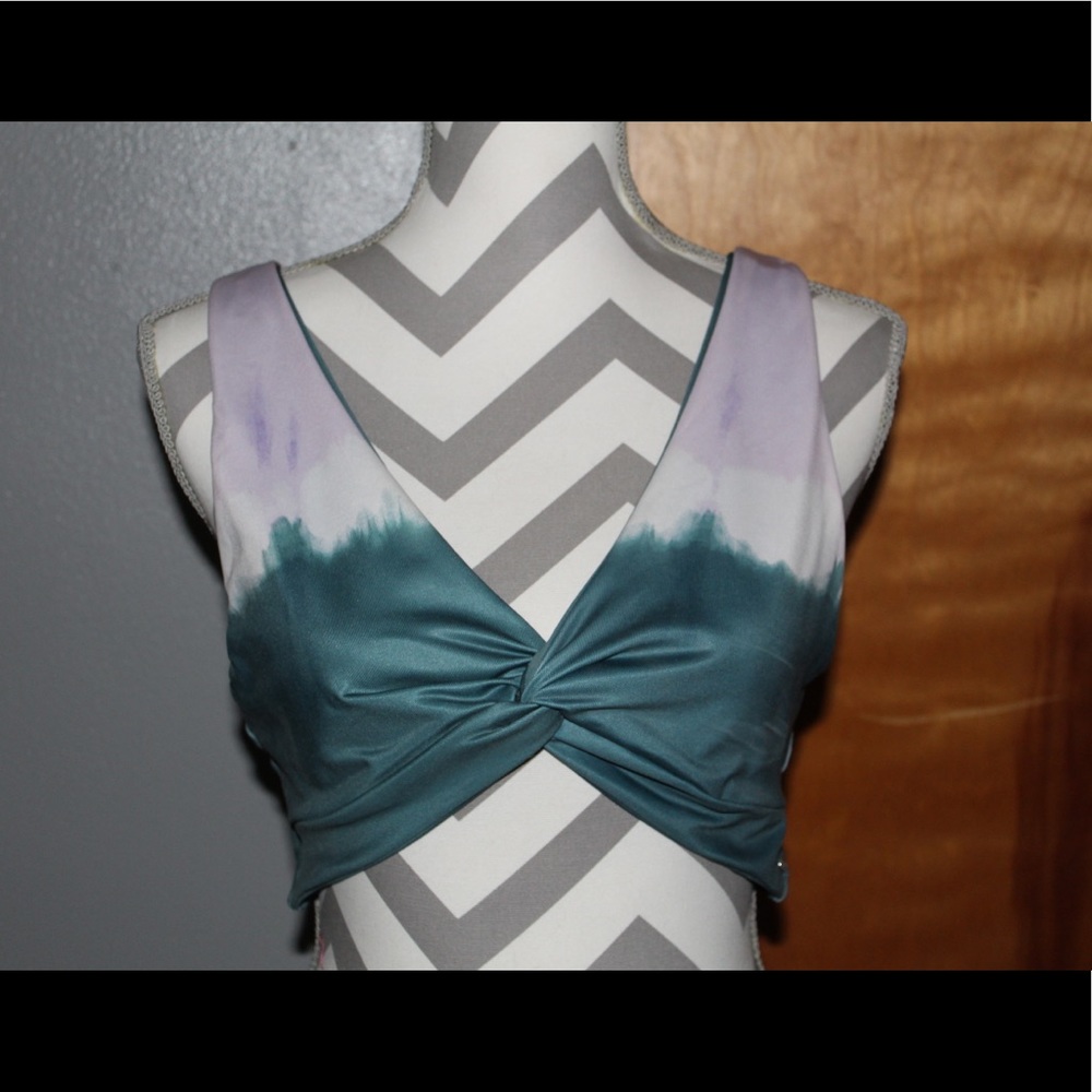 PINK 4 way reversible swim top